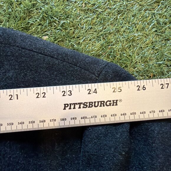 Calvin Klein Men Black Wool Cashmere 3 Button Overcoat Sz 60R Pacific 51711 - Picture 7 of 16